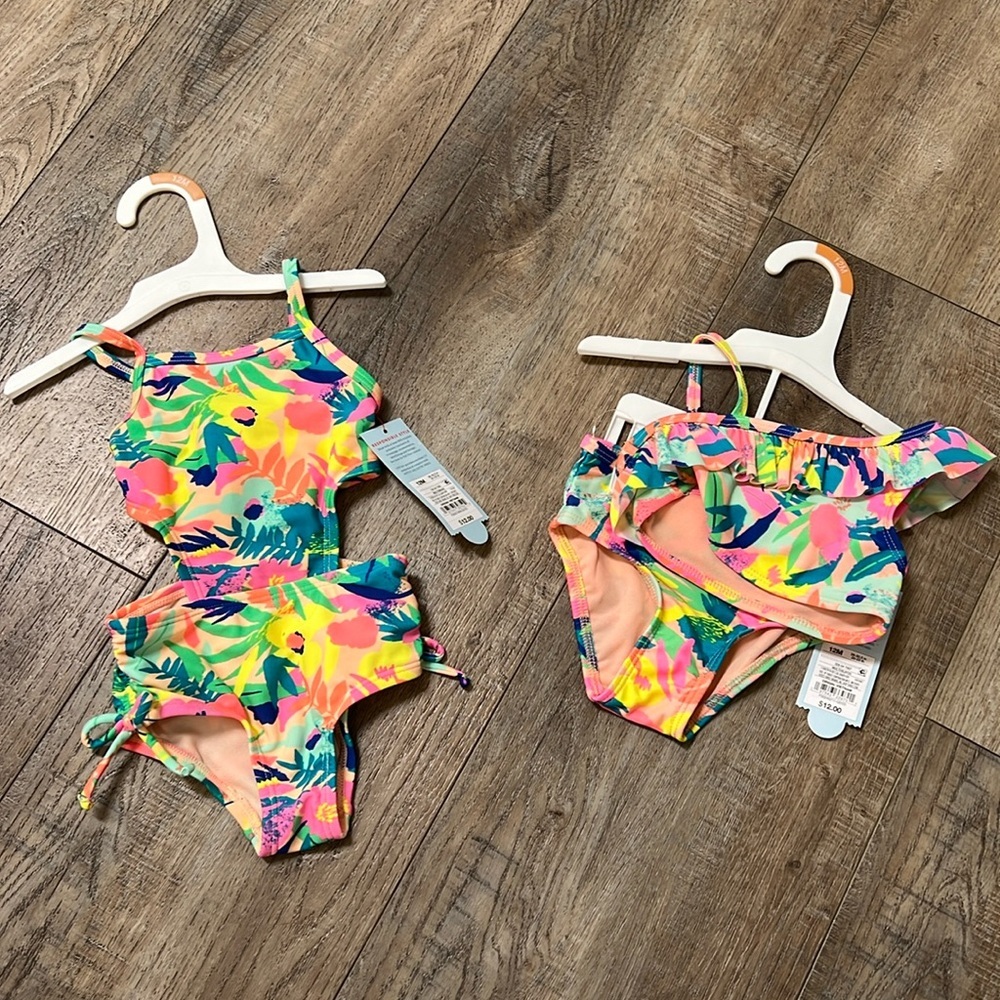 FWP Cat & Jack One Piece and Bikini Swimsuits